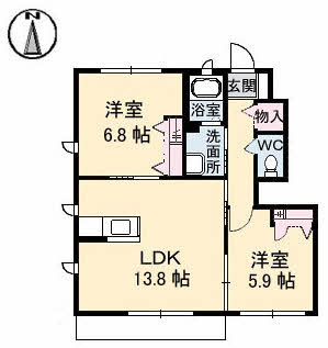 パインテイル A棟
