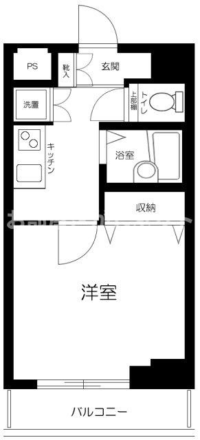 アデッソ新宿若松町【おとり物件なし】#学生・社会人にオススメ！初期費用分割払いOK！の間取り