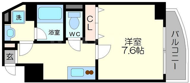 モンサンミッシェル北浜の間取り|モンサンミッシェル北浜　間取り
