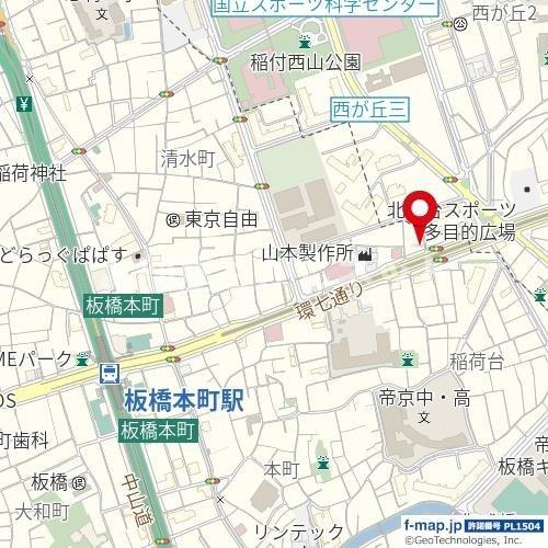 ＡＸＡＳ板橋本町【おとり物件なし】#学生・社会人にオススメ！初期費用分割払いOK！の地図