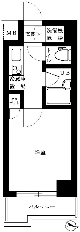 ルーブル武蔵小杉参番館 の間取り