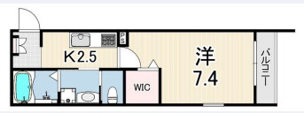 カーサ・レガート芦屋の間取り