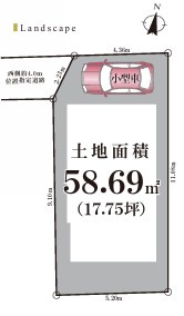 練馬区西大泉6丁目　新築一戸建　西武池袋線　保谷の区画図