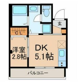 グランヴィーネIchikawaの間取り