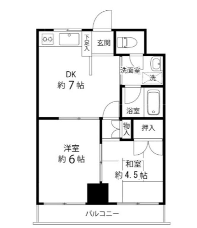 T's garden大島の間取り
