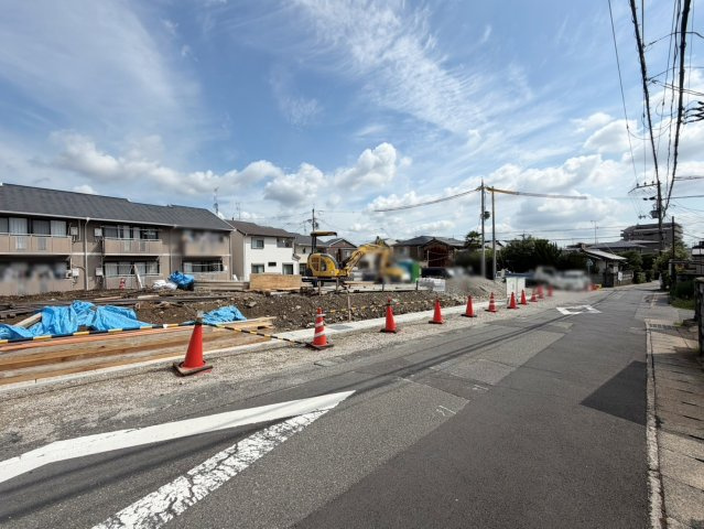 松尾井戸町　全７区画の分譲地|前道６ｍと見通し良好！（R8.8撮影）