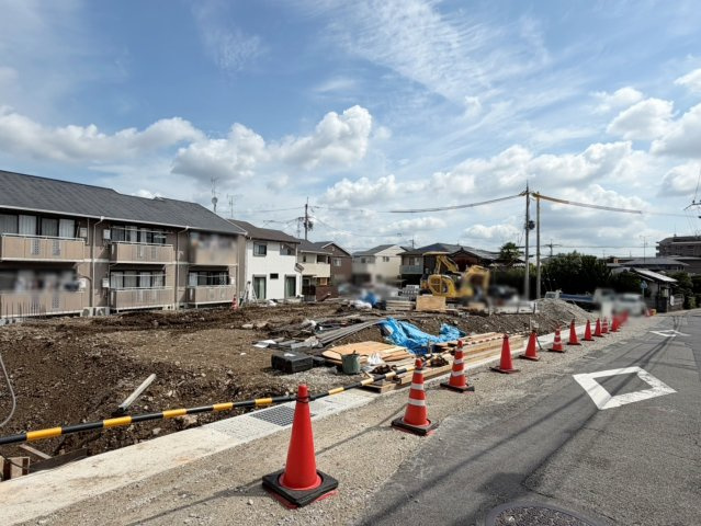 松尾井戸町　全７区画の分譲地|ぽかぽか日当たり良好！晴れた日は太陽の光がたっぷり差込ます♪（R8.8撮影）