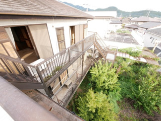 【バルコニー】 | 甲府市西田町 敷地148坪・建物358㎡の広々中古戸建