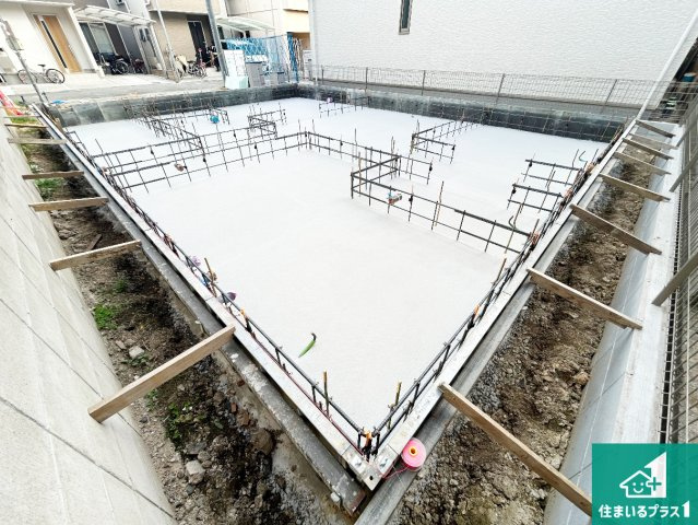 ◆堺市堺区緑ヶ丘北町　第1期　新築一戸建ての外観|周辺は落ち着いた街並みの住宅地！子育てがしやすい住環境です！まだ未完成ですが、現地でしかわからない事もございます。是非一度ご覧ください。