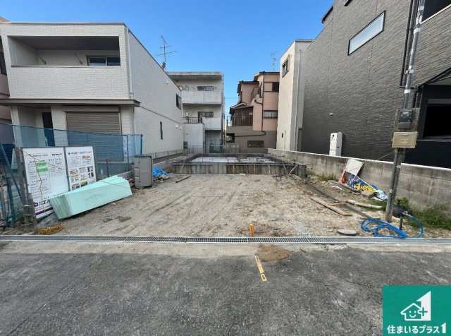 堺市堺区緑ヶ丘北町　第1期　新築一戸建ての外観|周辺は落ち着いた街並みの住宅地！子育てがしやすい住環境です！まだ未完成ですが、現地でしかわからない事もございます。是非一度ご覧ください。