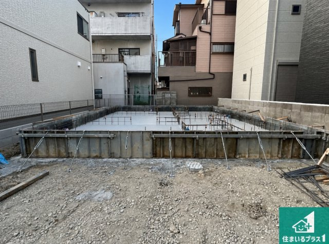 ◆堺市堺区緑ヶ丘北町　第1期　新築一戸建ての外観|周辺は落ち着いた街並みの住宅地！子育てがしやすい住環境です！まだ未完成ですが、現地でしかわからない事もございます。是非一度ご覧ください。