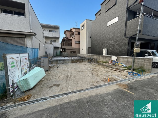 堺市堺区緑ヶ丘北町　第1期　新築一戸建ての外観|周辺は落ち着いた街並みの住宅地！子育てがしやすい住環境です！まだ未完成ですが、現地でしかわからない事もございます。是非一度ご覧ください。