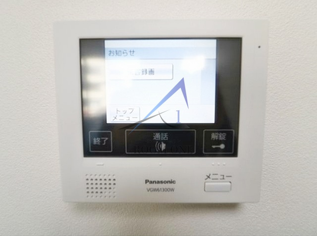アルテール尾久のセキュリティ|モニター付きインターホンです。