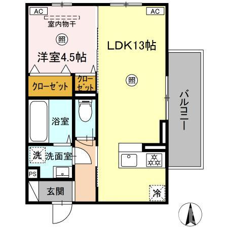 アンビシャス西熊本の間取り