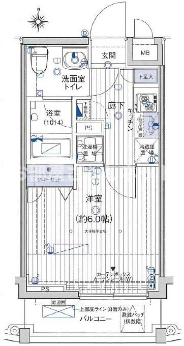 ヴァレッシア池袋シティ【おとり物件なし】#学生・社会人にオススメ！初期費用分割払いOK！の間取り