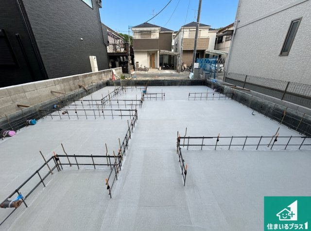 堺市堺区緑ヶ丘北町　第1期　新築一戸建ての外観|周辺は落ち着いた街並みの住宅地！子育てがしやすい住環境です！まだ未完成ですが、現地でしかわからない事もございます。是非一度ご覧ください。
