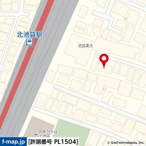 ピアレス上池袋の地図