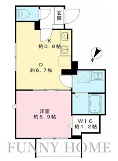 【間取り】 | カームコートＫ