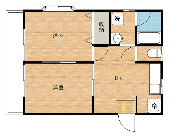 【間取り】 | ベルビュー５