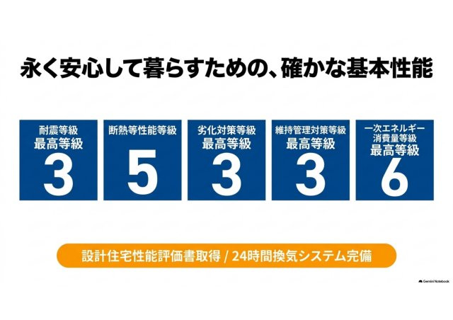 駿河区中原 新築住宅の省エネ性能ラベル