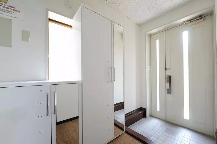 75 クロス四ツ谷1の玄関|毎日通る玄関はこちらです