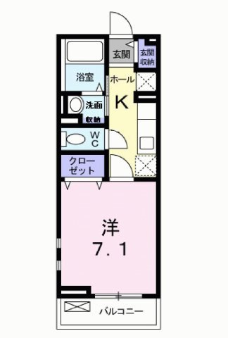 メゾン　もくれんの間取り