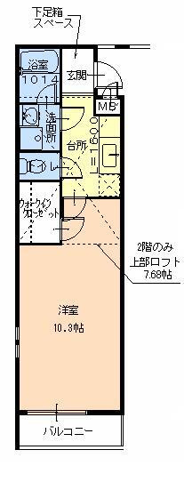 リバーサイド金岡 七番館の間取り