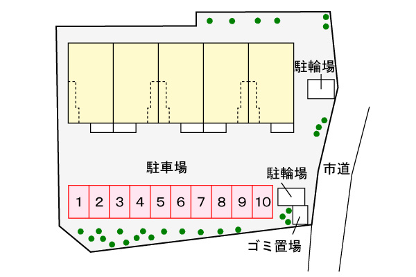 ベル・アンジュⅠの区画図|別部屋イメージ写真