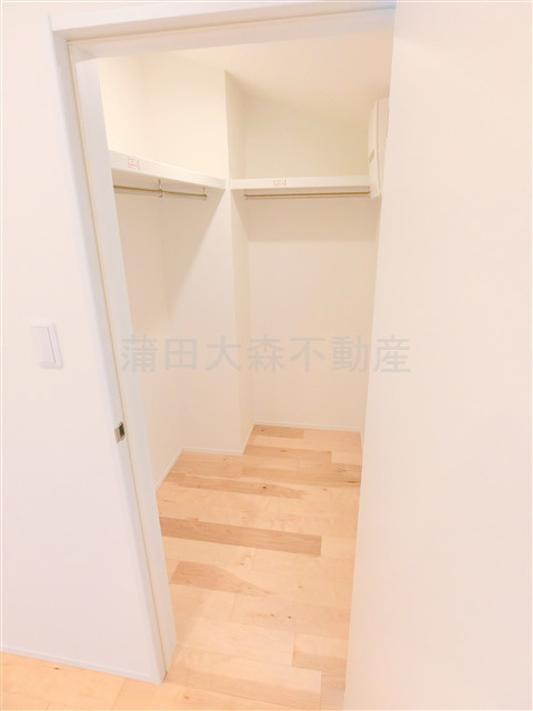K-house西蒲田の収納|収納　ウォークインクローゼット