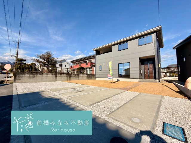 【新築】渋川市石原１期　２号棟(全２棟)　アーバンスタイル　新築建売分譲の外観|おしゃれな外観です