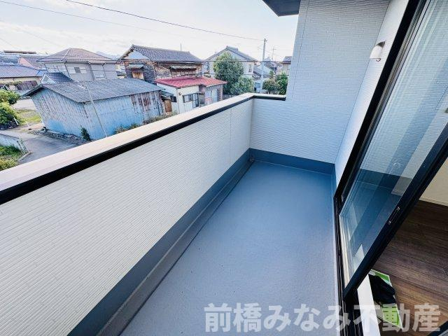 【新築】高崎市下之城町15期　４号棟(全４棟)　ずっとプラス　新築建売分譲のバルコニー|お洗濯にも便利なバルコニー付き