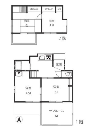 【間取り】 | 岩槻区宮町戸建て