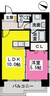 【間取り】 | パルク薬院