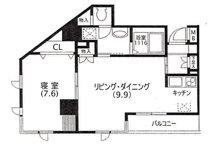 バレンティア赤羽の間取り|間取りです。