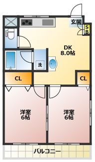 【間取り】 | 仲宿セントラルコート