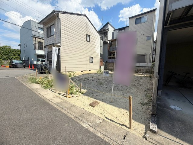 桃山町丹後の前面道路含む現地写真