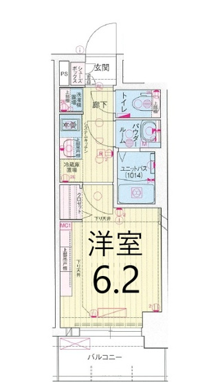 【間取り】 | プレリス丸の内オーレル