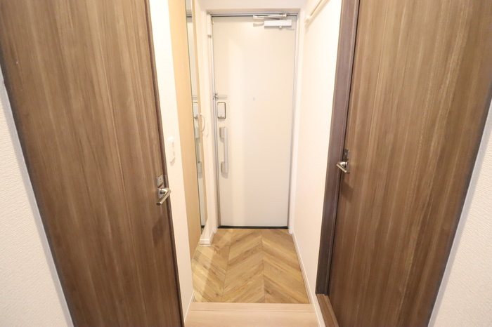 レーヴェ前原町の玄関