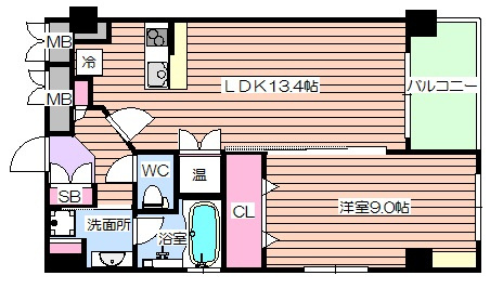 【間取り】 | グレンパーク梅田北