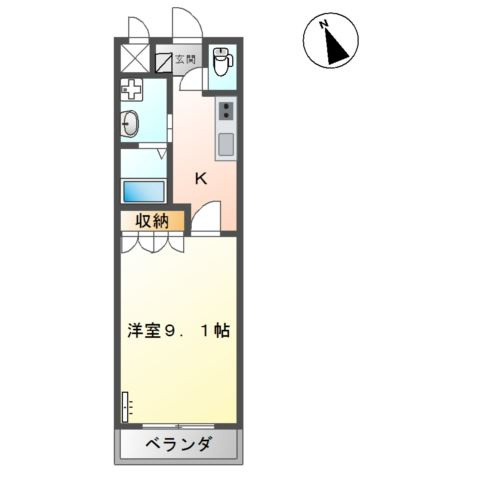 Ａｒｃ－ｅｎ－ｃｉｅｌの間取り