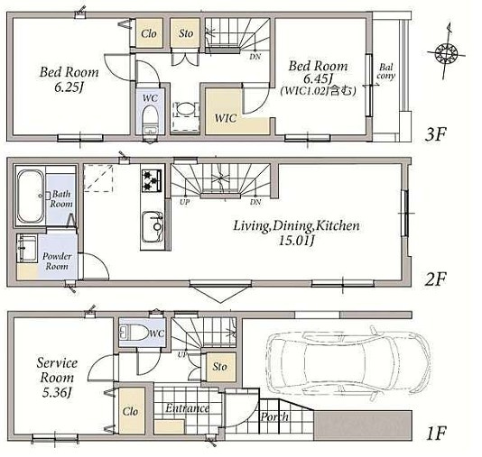 【間取り】 | 大和市深見台4丁目 新築戸建 全1棟