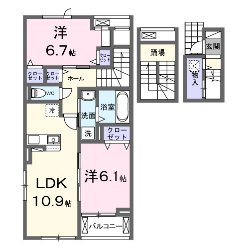 ルミノーソの間取り
