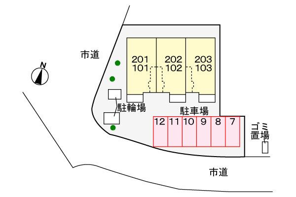 マリージョアⅡの区画図