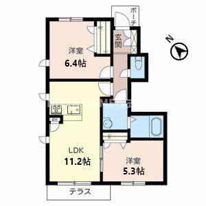 丹波市春日町黒井のアパート