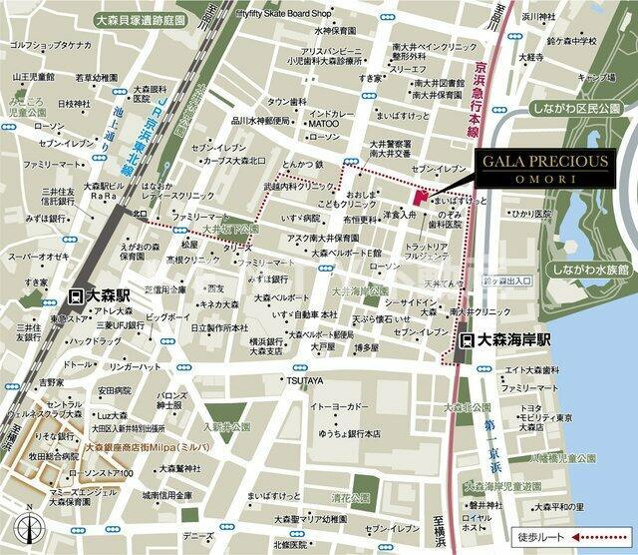 【地図】 | ガーラ・プレシャス大森