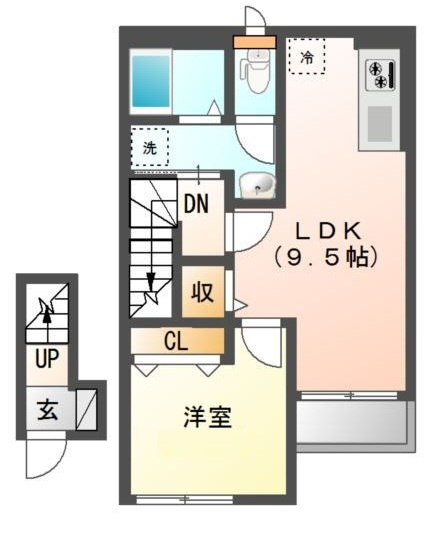 Ｅ・Ｍグローリアの間取り|間取りです。
