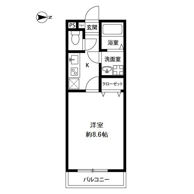 アムール ラマージュの間取り