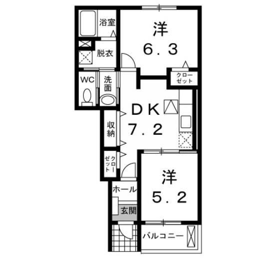 【間取り】 | プラトンⅡ