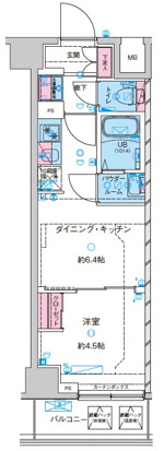 GENOVIA鐘ヶ淵の間取り