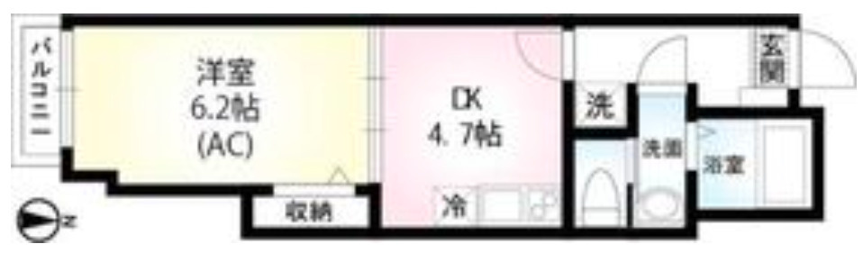 HEIM RUHEの間取り